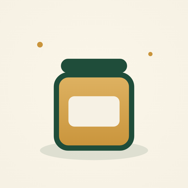 Desi ghee jar