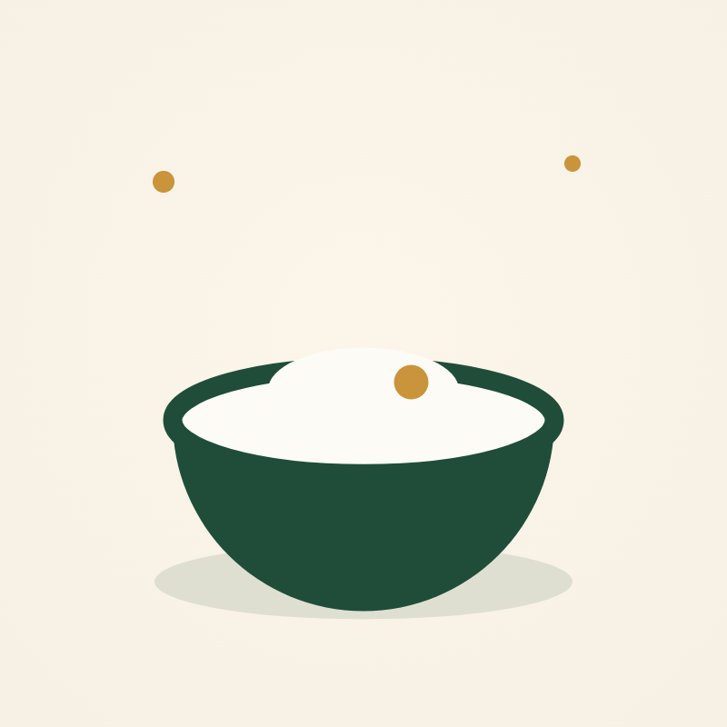 Set yogurt bowl